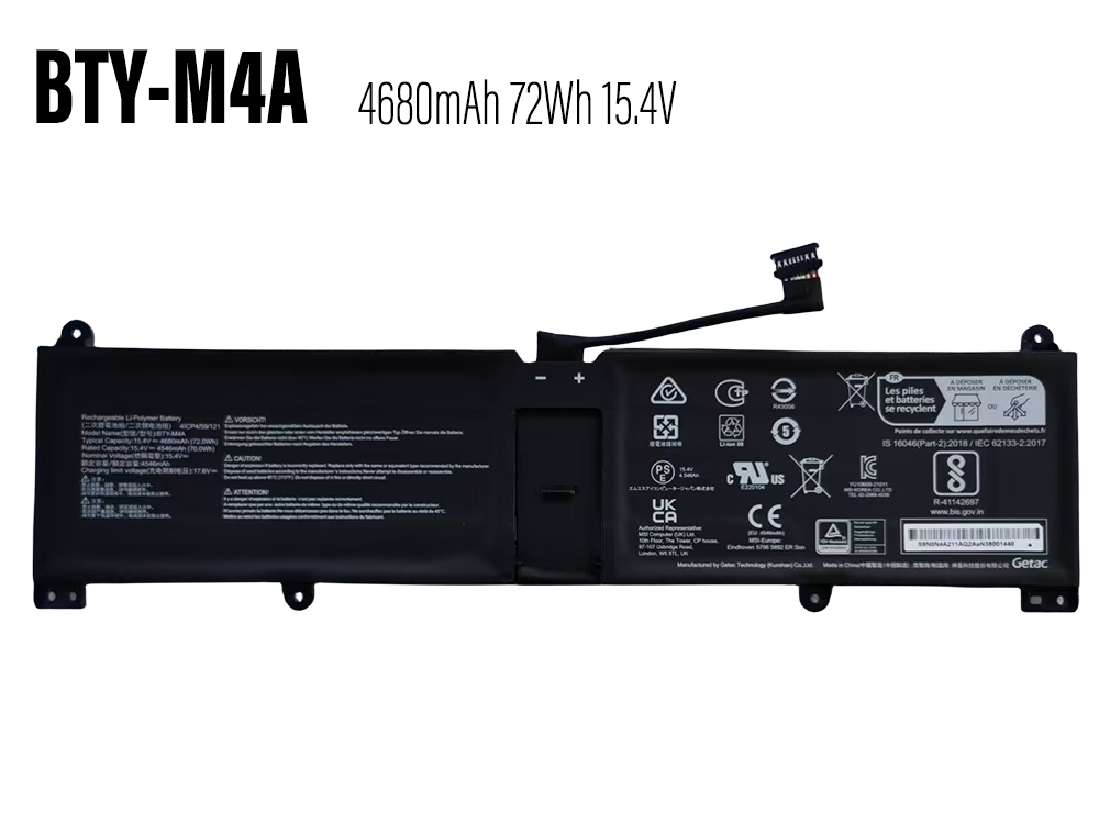 Battery BTY-M4A