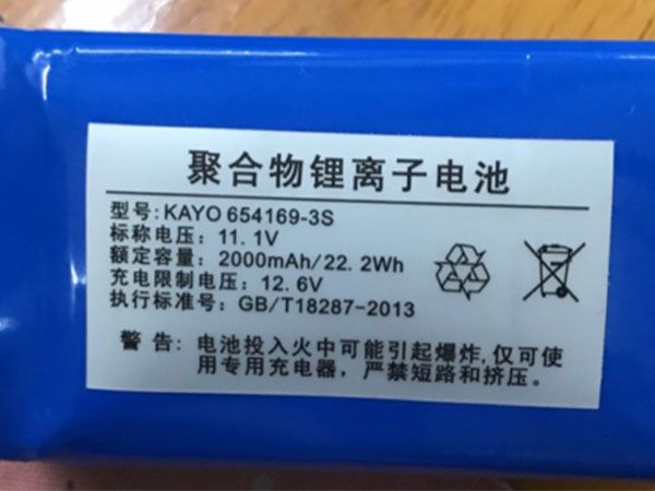 Battery KAYO654169-3S