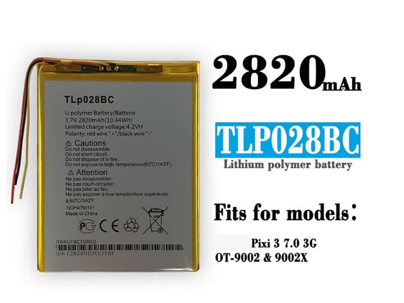 Battery TLp028BC